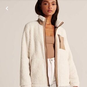 Abercrombie Sherpa Jacket Size S